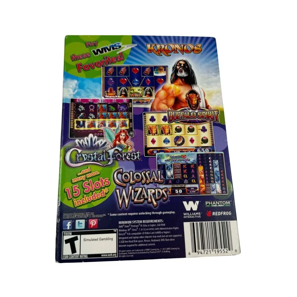 WMS Slots: Super Jackpot Party (PC, 2013) Computer Game Slots Casino